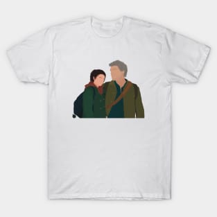 The Last of Us© Show Joel and Ellie Pedro and Bella Fan Art T-Shirt